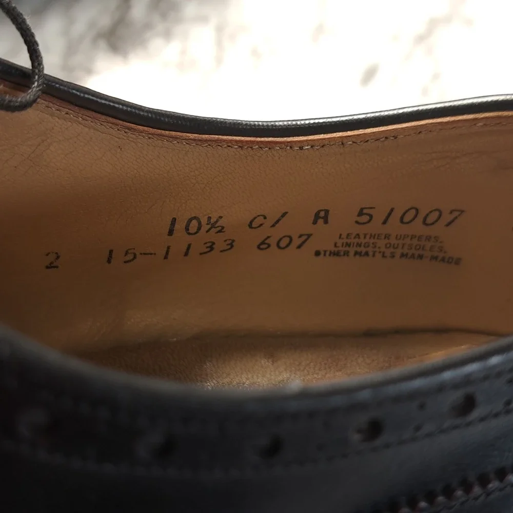 Johnston & Murphy Heritage 1850 Men Oxfords Dress Shoes Office 10 1/2 Cordovan‎